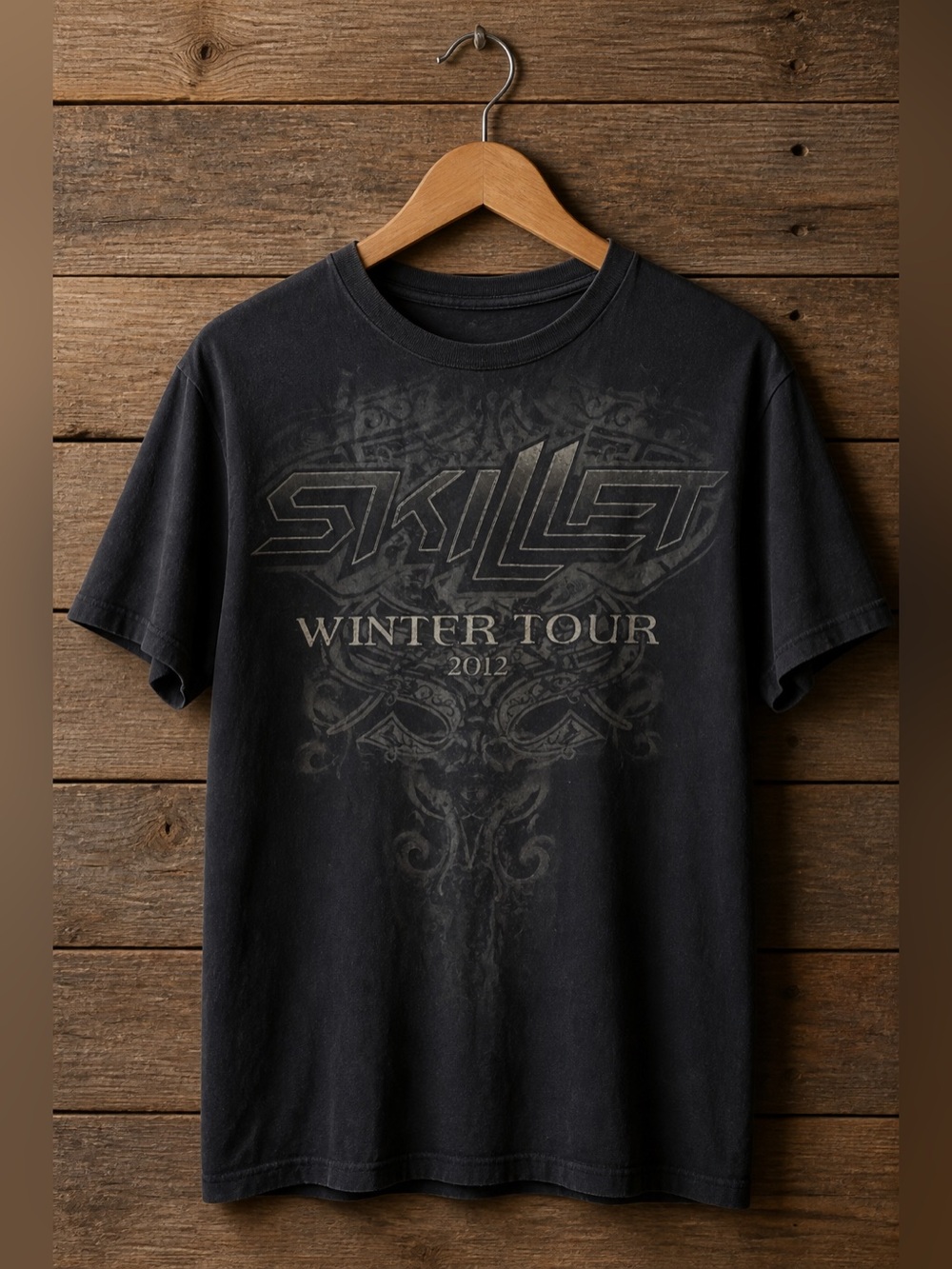 2012 Skillet Winter Tour. Concert official merch  Tee shirt - Black L